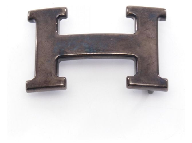 Cinturón Constance H-Buckle negro de Hermès