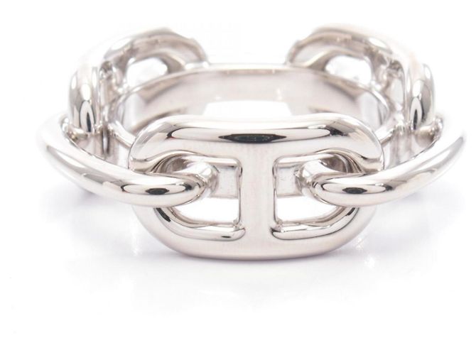 Schalring Chaine d'Ancre von Hermès Silber Metall