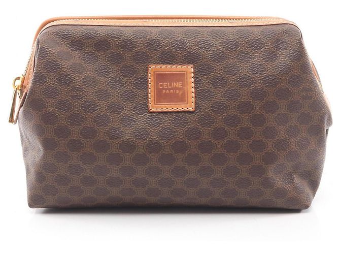 Céline Pochette à main Celine Macadam Marron