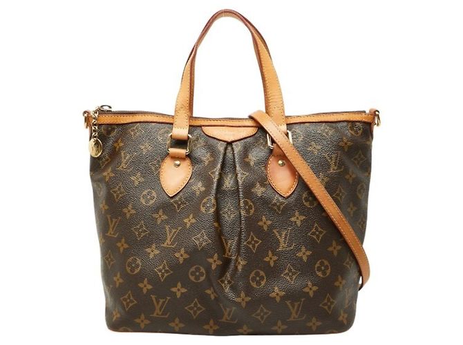 Bolsa Louis Vuitton Monogram Palermo PM Marrom Monograma