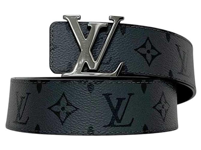 Louis Vuitton Monogram Eclipse Belt Brown Black