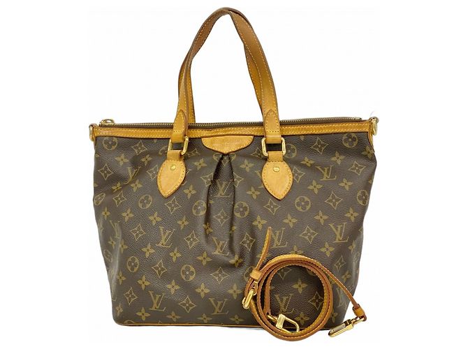 Borsa Louis Vuitton Monogram Palermo PM Marrone