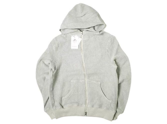 Autre Marque BAUMWOLL-HOODIE MIT HONEYCOMB-ZIP Braun