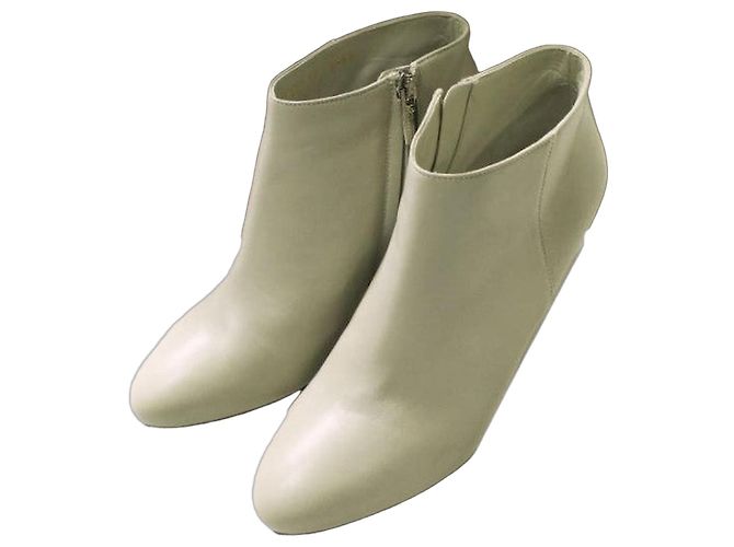 Autre Marque Botines de cuero nappa Gianvito Rossi Beige