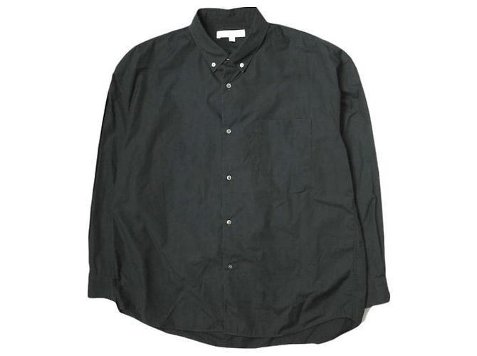 Autre Marque URBAN RESEARCH Camicia oversized in cotone con bottoni Nero