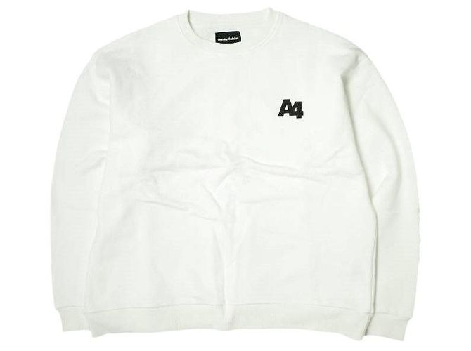 Autre Marque Danke Schon A4 Baumwoll-Sweatshirt Weiß