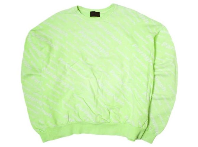 Autre Marque Felpa in Cotone Danke Schön Verde Verde chiaro