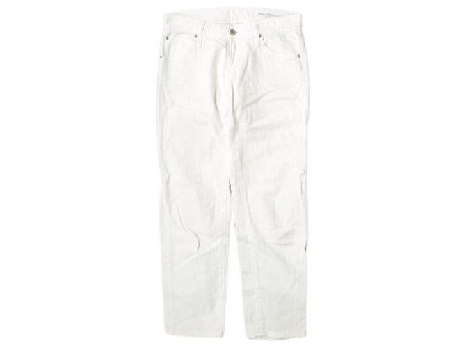 Autre Marque Pantalones de denim blanco Múnich Blanco roto