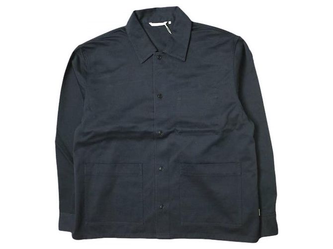 Autre Marque GIACCA CAMICIA FARAH IN COTONE Abbigliamento esterno Blu Blu navy