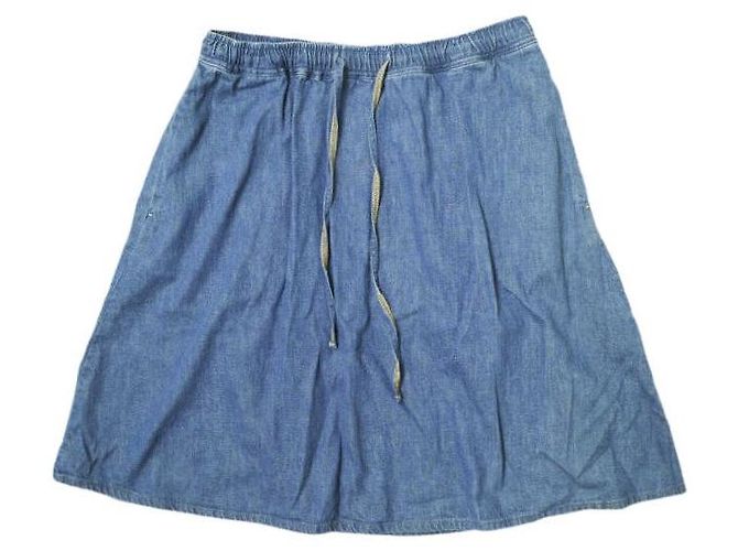 Autre Marque Leichter Denim-Rock Oslow Blau