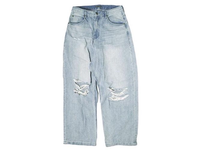 Autre Marque Calças de denim LUSOR DESTROY Azul