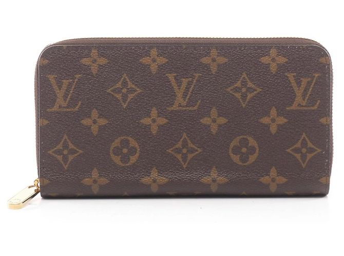 Cartera Zippy Louis Vuitton Castaño Rosa Monograma