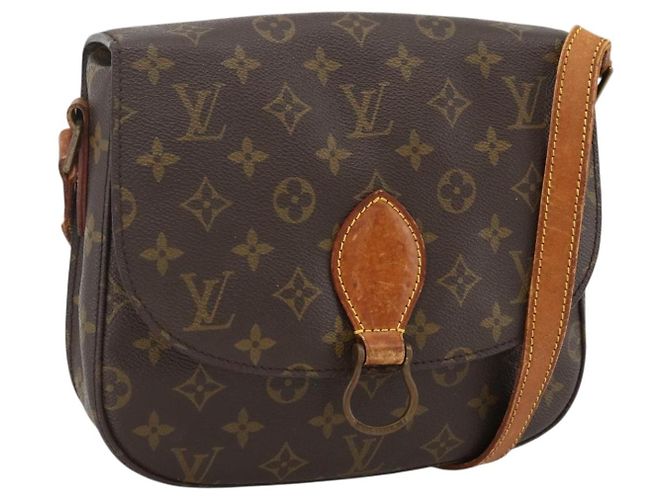 LOUIS VUITTON Bolsa de Ombro Monogram Saint Cloud GM M51242 LV Auth LNZ555 Monograma