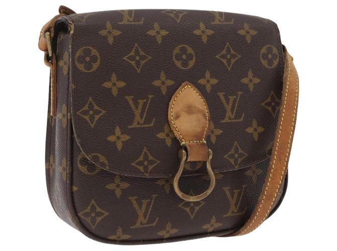 LOUIS VUITTON Bolsa de Hombro Monogram Saint Cloud MM M51243 LV Auth BA10928 Monograma