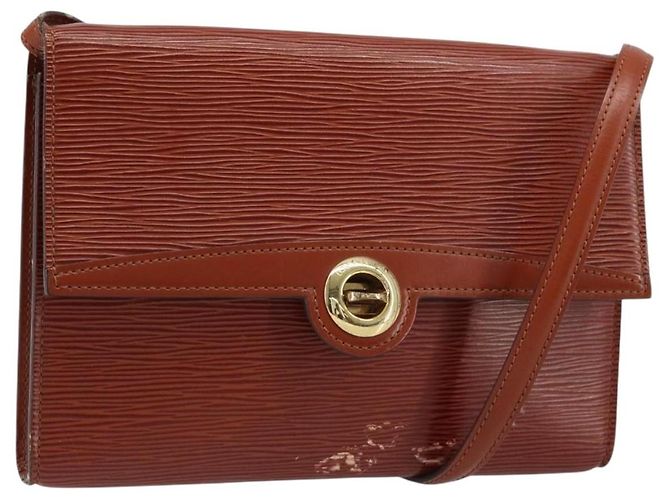 LOUIS VUITTON Sac à épaule Epi Arsch 2Way Marron M52573 LV Auth th6628