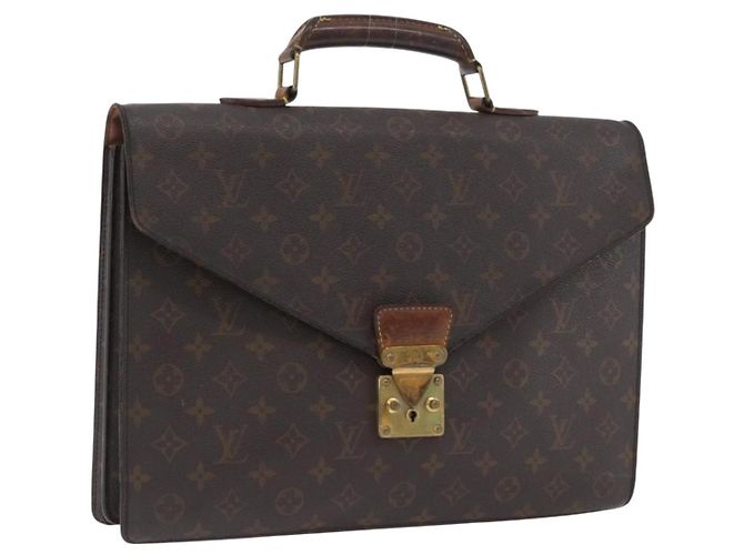 LOUIS VUITTON Pasta Executiva Monogram M53331 LV Auth bs33308 Monograma