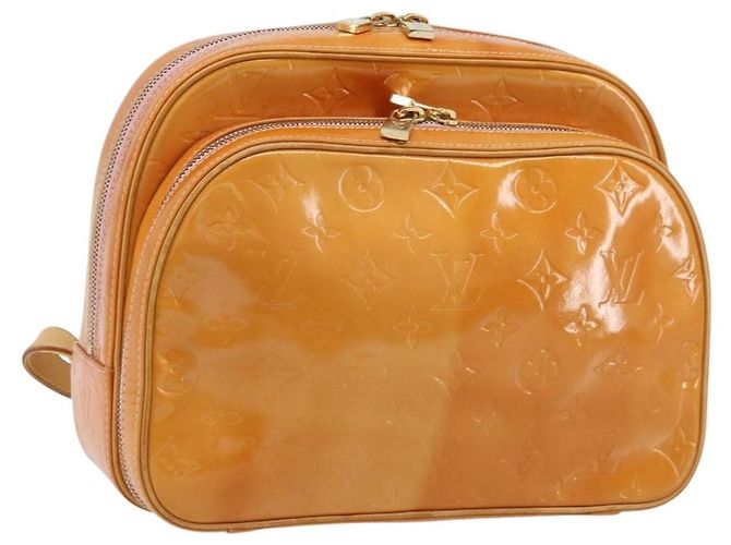 LOUIS VUITTON Monogram Vernis Marley Backpack Pink M91039 LV Auth mr1994