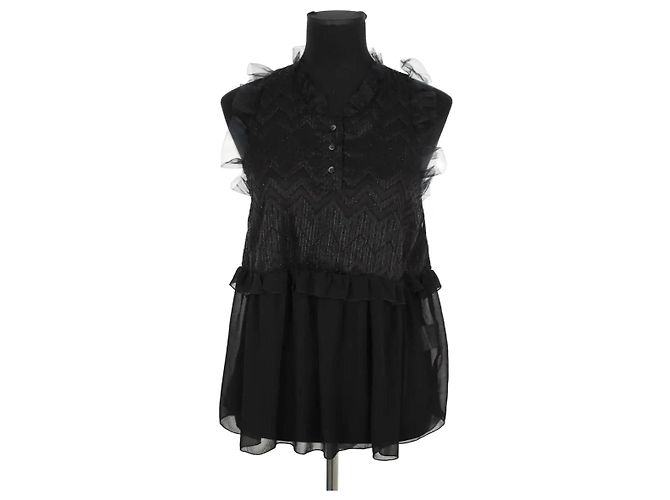 Heimstone Schwarzes ärmelloses Top