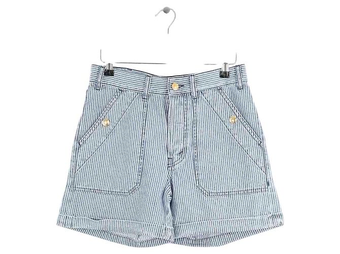 Céline Mini short azul