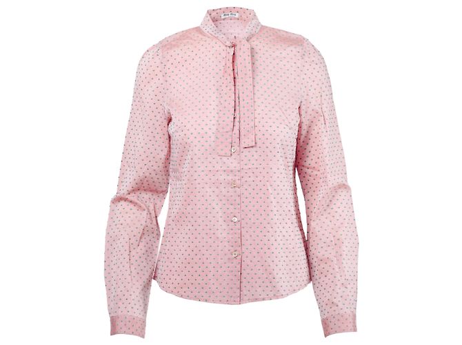 Blusa Miu Miu Rosa