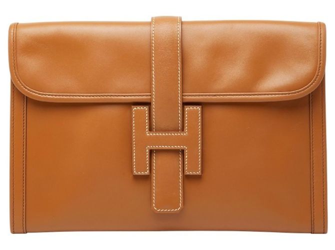 Sac à main Jige PM d'Hermès Marron