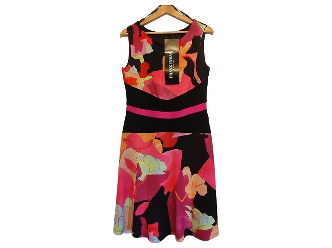 Autre Marque Kleid Kollektion Sommer 2024 von Frank Lyman Design Schwarz Pink Rot Mehrfarben Grün Orange Gelb