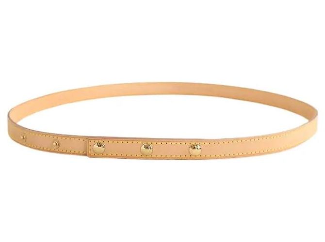 Louis Vuitton Brauner Ledergürtel