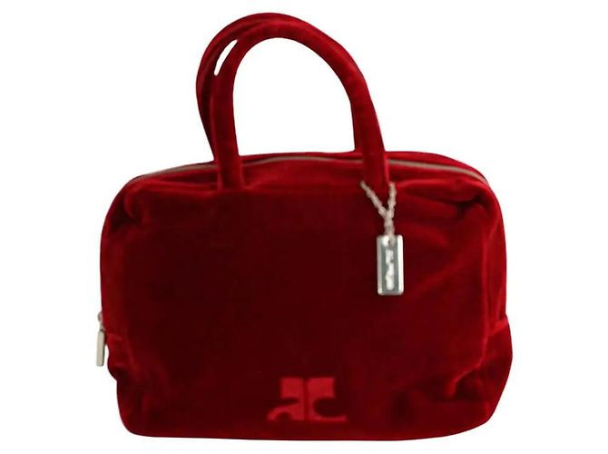 Courreges Rote Handtasche