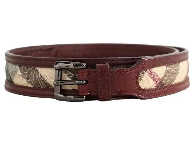 Burberry Brauner Ledergürtel