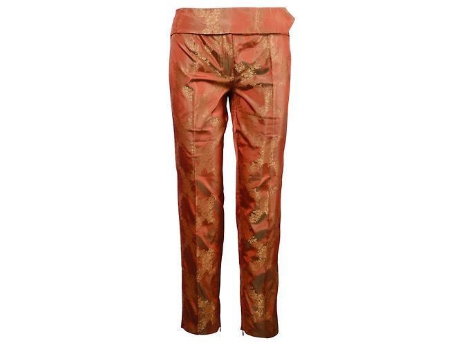 Pantaloni dritti Dolce & Gabbana Arancione