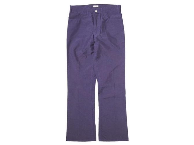 Autre Marque INSCRIRE Canvas Sta-Prest Polyester Pants Purple