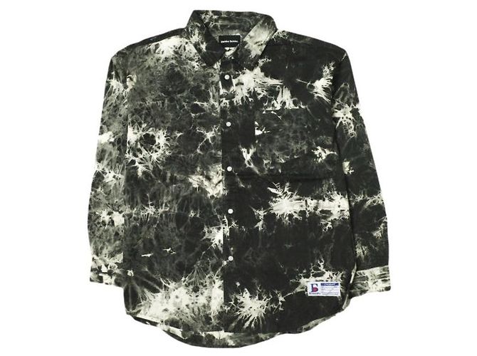 Autre Marque Camisa Larga Tie Dye Danke Schon de Algodón Edición Limitada Negro