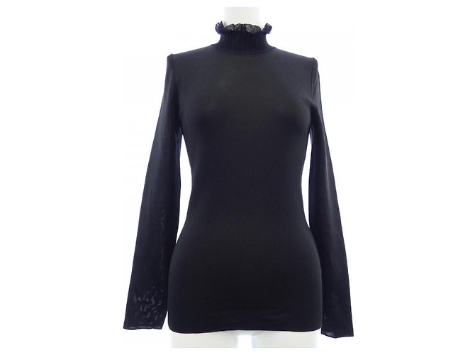 Hermès Hermes Strickoberteil Schwarz