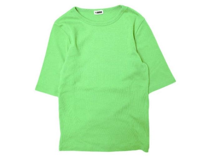Autre Marque Camiseta de algodón H BEAUTY&YOUTH Verde