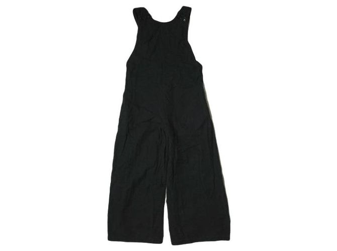 Autre Marque sana Herringbone-Jumpsuit Schwarz