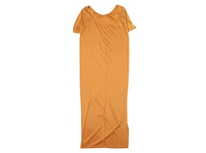 Autre Marque PERVERZE Lange Kleid aus Polyester Orange