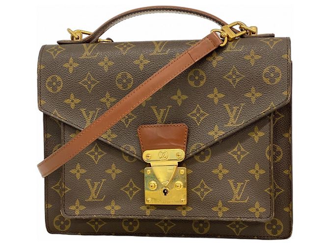 Borsa Monceau 28 Monogramma Louis Vuitton Marrone
