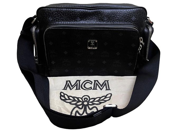 Borsa a tracolla MCM Visetos Nero