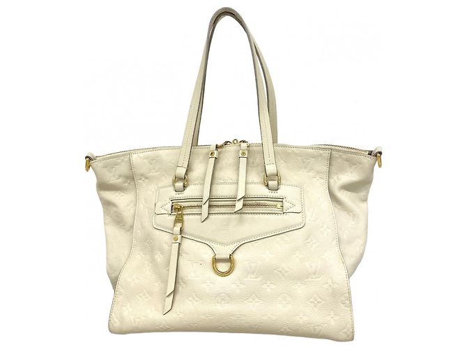 Tote Bag Lumineuse PM aus Monogram Empreinte von Louis Vuitton Weiß