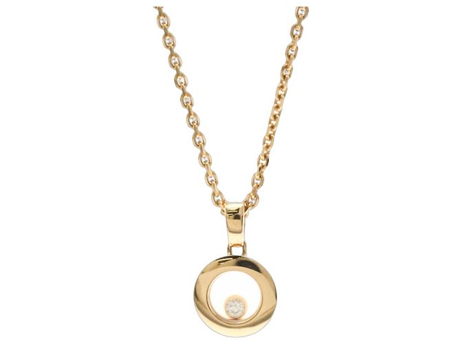 Collier Pendentif Chopard Happy Diamonds en Or Rose (18K)