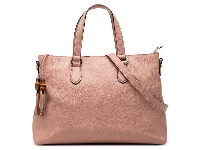 Gucci Leder 2-Wege-Handtasche Pink