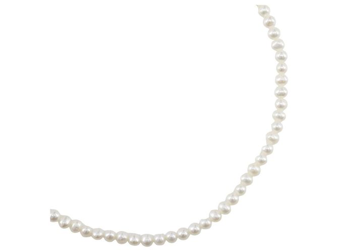 Autre Marque Collar de Perlas para Bebé Blanco