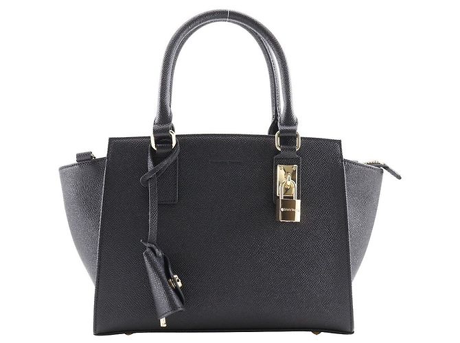 Autre Marque Bolsa de couro Samantha Mine da Samantha Thavasa Preto