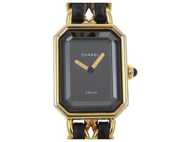 Relógio de Metal Chanel Première Preto