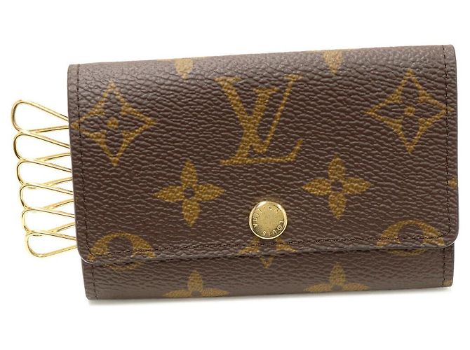 Louis Vuitton Multicles 6 Monogram Key Case Brown