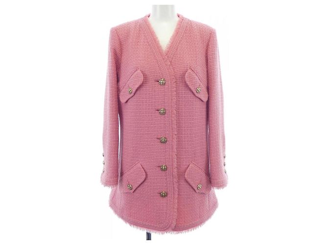Timeless Giacca Chanel senza collo Rosa