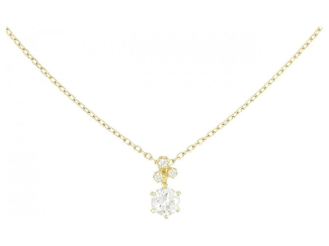 Autre Marque Collar de diamante Au750 Dorado