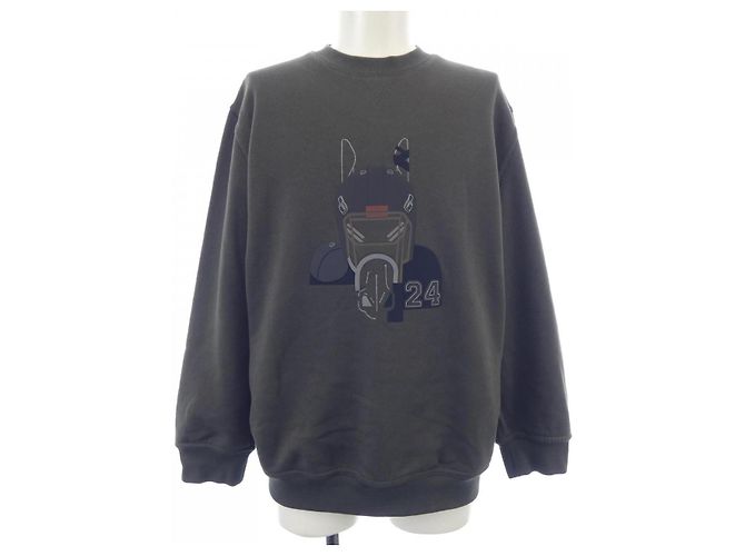 Hermès Hermes Quarter Bash Sweatshirt Grün Khaki 