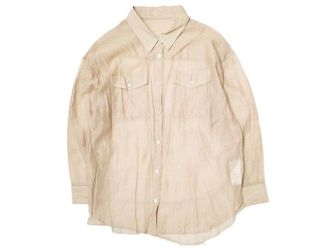 Autre Marque CAMICIA MILITARE TRASPARENTE JOURNAL STANDARD 20SS Camicia in Cotone Poliestere Rosa