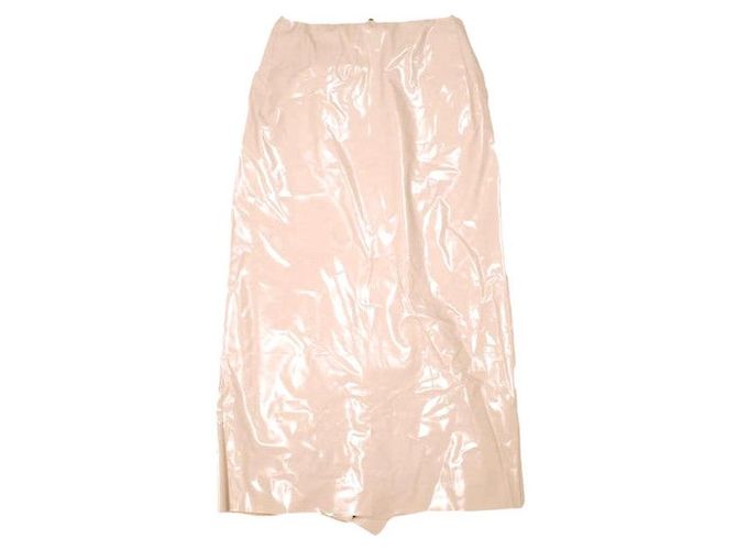 Autre Marque Polyurethan-beschichteter Rock N°21 Pink